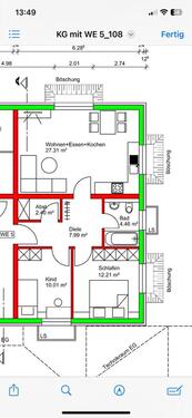 Foto - Etagenwohnung zur Miete in Bürstadt