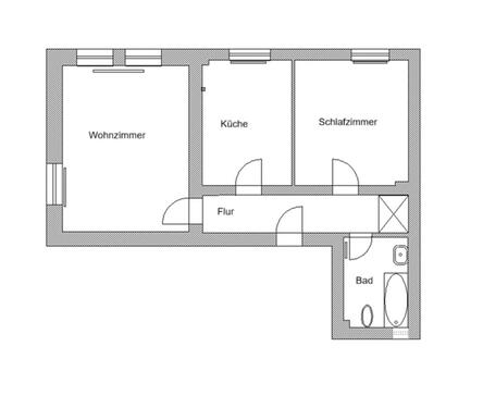 Foto - Etagenwohnung zur Miete in Duisburg