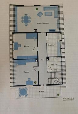 Foto - 3 Zimmer Dachgeschoßwohnung zur Miete in Lebach
