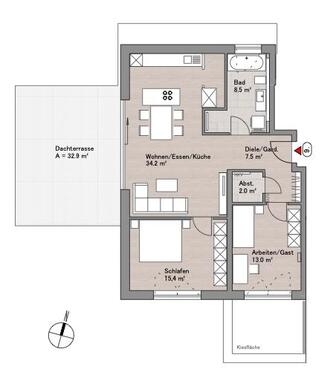 Foto - 3 Zimmer Einfamilienhaus zur Miete in Burgau