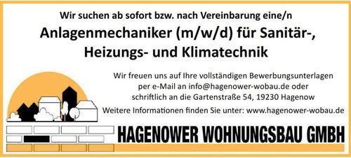 Foto - Etagenwohnung zur Miete in Hagenow