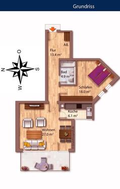 Foto - Etagenwohnung zur Miete in München