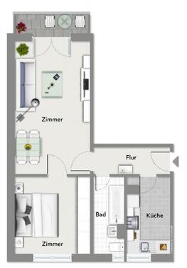 Foto - 2 Zimmer Etagenwohnung zur Miete in Dresden