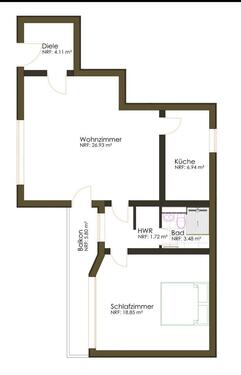 Foto - Gehobene Kernsanierte Wohnung mit voll Küche in Buckow