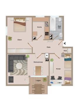 Foto - 3 Zimmer Etagenwohnung zum Kaufen in Erding