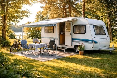 Foto - Wohnwagen zur Miete am Campingplatz Langwieder See München 180€M