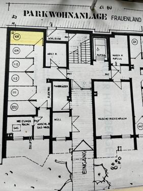 Foto - 2 Zimmer Hochparterre zum Kaufen in Würzburg