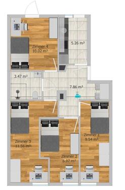 Foto - 4er WG Neugründung direkt an der U-Bahn