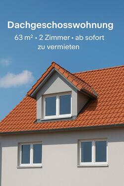 Foto - DG-Wohnung 63 m² T-Neustadt - 590,00 EUR Kaltmiete,