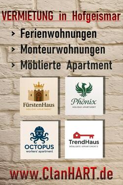 Foto - Möblierte Wohnungen: 1-ZKB, 2-ZKB, 3-ZKB in Hofgeismar -Zentrum!!