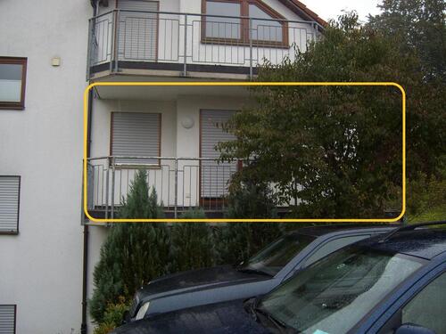 Foto - Schöne 1-Zimmerwohnung mit großem Balkon in Schwäbisch Gmünd