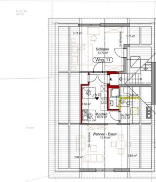 Foto - Erstbezug nach Renovierung! 2-Zi.-DG-Wohnung – Zentrum