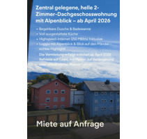 Zentral gelegene, helle 2‑Zimmer‑Dachgeschosswohnung mit Alpenbli - Lindau (Bodensee)