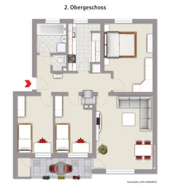 Foto - Schöne 4 ZKB Wohnung in Bad Ems zu vermieten - Ideal für Familien