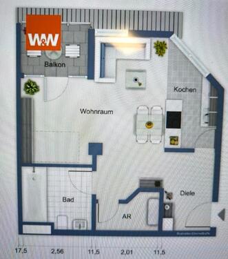 Foto - 2 Zimmer Etagenwohnung in Dillingen an der Donau