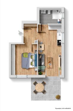 Foto - Erstbezug: 2-Zimmer-Wohnung im EG mit Terrasse und Garten