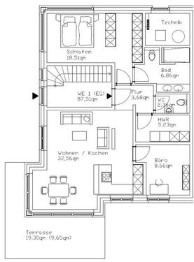 Foto - Etagenwohnung zur Miete in Warendorf