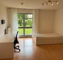 Apartment Wohnung neu renoviert TG Terrasse Garten möbliert 1 ZKB - Augsburg Haunstetten-Siebenbrunn