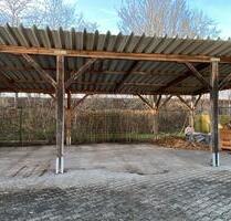 Stellplatz überdacht für Wohnwagen Wohnmobil Kameraüberwacht - Sassenberg