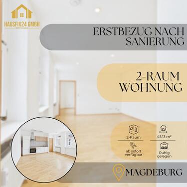 Foto - Erstbezug nach Sanierung – 2-Raum in Magdeburg