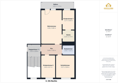 Foto - 4 Zimmer Etagenwohnung in Oschersleben (Bode)