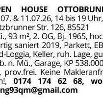 OPEN HOUSE OTTOBRUNN - 538.000,00&nbsp;EUR Kaufpreis, ca.&nbsp; 92,38&nbsp;m&sup2; in Ottobrunn (PLZ: 85521)