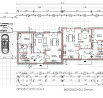 Neuwertige, im Jahr 2022 fertiggestellte Dopphaushaushälfte - Lemförde