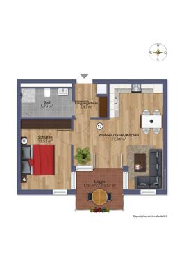 Foto - Moderne 2-Zimmer-Wohnung in bester Lage