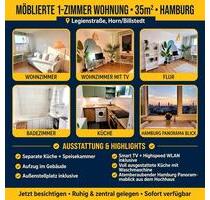 Voll möblierte Wohnung, sofort bezugsbereit! - Hamburg Billstedt