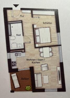Foto - Etagenwohnung zur Miete in Bamberg