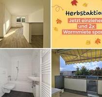 Jetzt 2 Warmmieten sichern*: chice Balkonwohnung mit Ausblick, Fahrstuhl & modernem Wannenbad - Freiberg