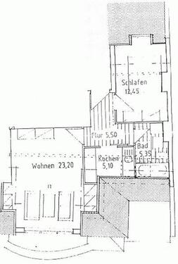 Foto - 2 Zimmer Dachgeschoßwohnung zur Miete in Halle (Saale)