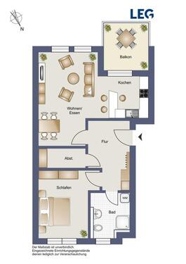 Foto - Etagenwohnung zur Miete in Wolfsburg