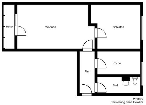 Foto - 2 Zimmer Etagenwohnung in Köthen (Anhalt)