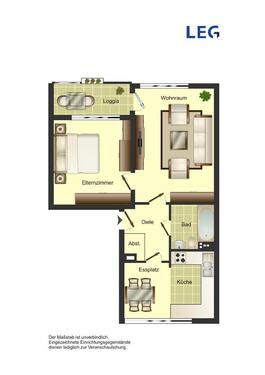 Foto - 2.5 Zimmer Etagenwohnung zur Miete in Duisburg