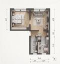 Foto - 2-Zimmer-ETW Leipzig-Marienbrunn, Einzugsfertig inkl. Möbel & EBK