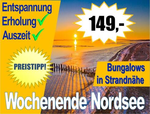Foto - Nordsee Norddeich Kurzurlaub Wochenende TOP Angebot strandnah