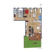 Idyllische 3,5-Zimmer-Wohnung mit Garten - Penzberg