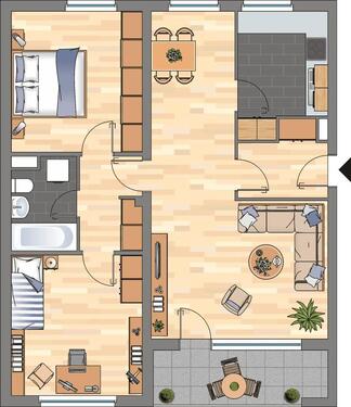 Foto - Etagenwohnung zur Miete in Wolfsburg