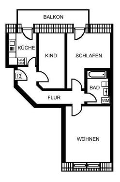 Foto - Etagenwohnung in Chemnitz zur Miete