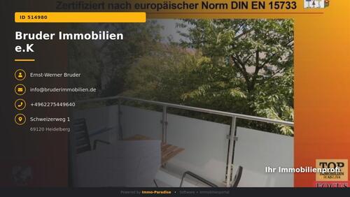 Foto - 3 Zimmer Etagenwohnung zur Miete in Heidelberg
