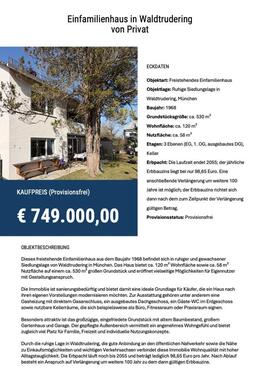 Foto - 7 Zimmer Einfamilienhaus zum Kaufen in München