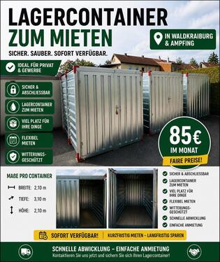 Foto - Lagercontainer Selfstorage Garage Lagerraum Mieten