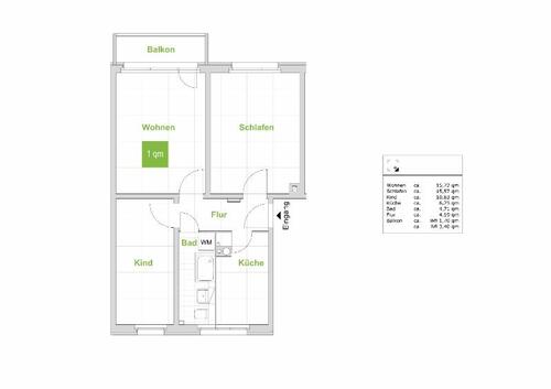 Foto - Etagenwohnung zur Miete in Dresden