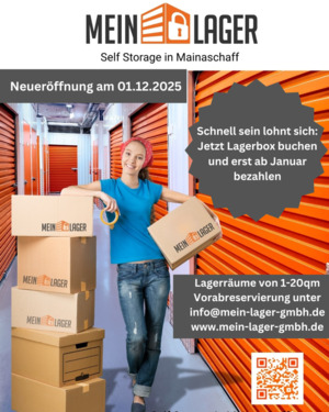 Foto - LagerraumSelfstorage MainaschaffAschaffenburg Frühbucheraktion