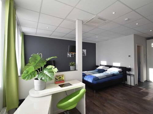 Foto - 1-Zimmer-Penthouse Apartment für 2 Personen, voll ausgestattet, Niederrad