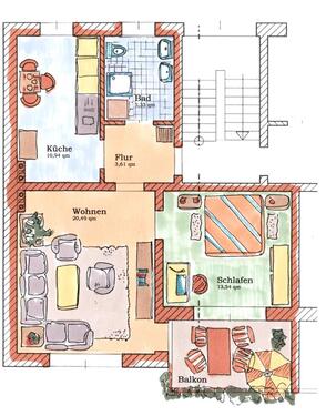 Foto - Etagenwohnung zur Miete in Magdeburg
