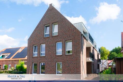 Foto - Saterland: Helle 2-Zimmer-Neubauwohnung im Erdgeschoss – Terrasse & moderne Haustechnik. Obj. 8942