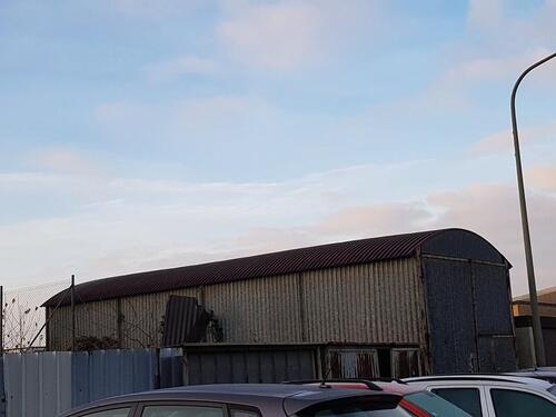 Foto - Lager-Halle Well-Blech-Halle LKW-Halle 10m x 4m x3,5 m