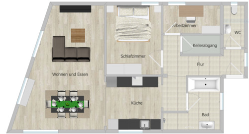 Foto - 3 Zimmerwohnung mit Einbauküche